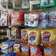 Got snacks? Gourmet jerky and all your favorite munchies.